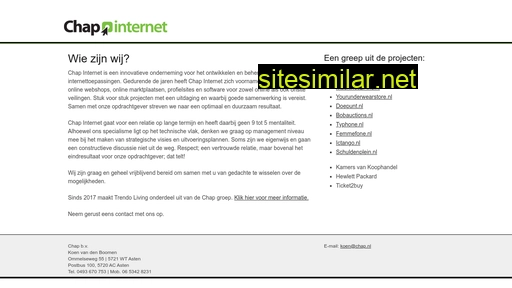 chap.nl alternative sites