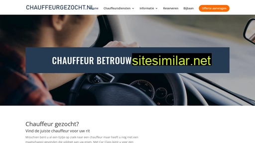 chauffeurgezocht.nl alternative sites