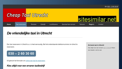 cheap-taxi-utrecht.nl alternative sites