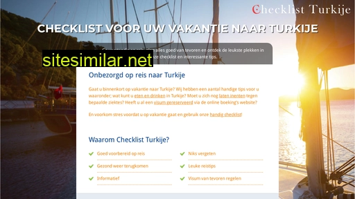 Checklist-turkije similar sites