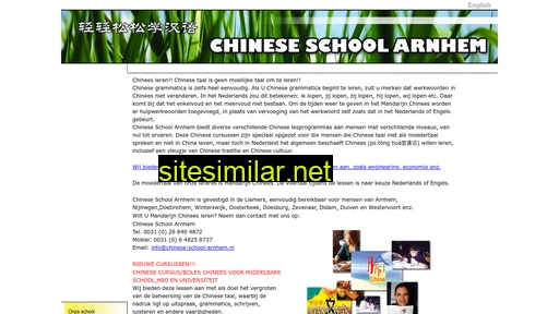 Chinese-school-arnhem similar sites