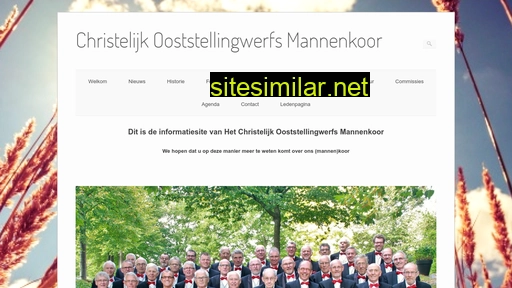 christelijkooststellingwerfsmannenkoor.nl alternative sites