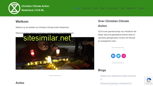 christianclimateaction.nl alternative sites