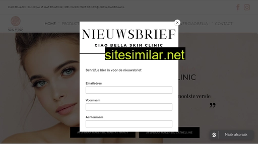 ciaobellaskinclinic.nl alternative sites