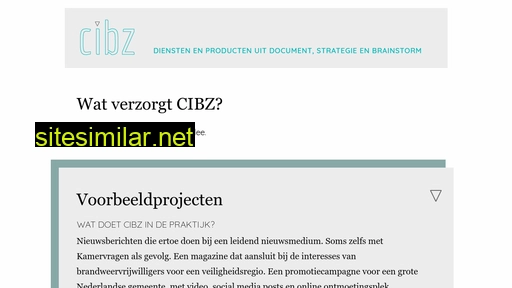 cibz.nl alternative sites