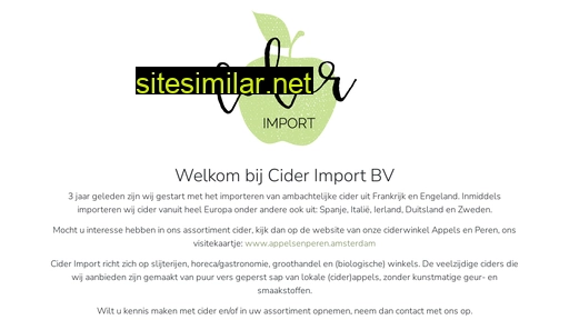 ciderimport.nl alternative sites