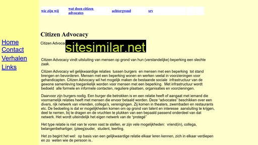citizenadvocacy.nl alternative sites