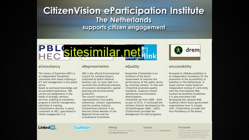 citizenvision.nl alternative sites