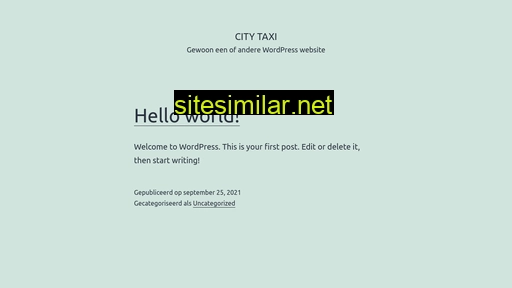 citytaxi.nl alternative sites
