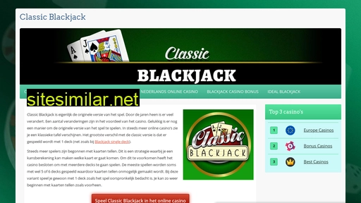 classicblackjack.nl alternative sites