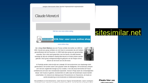 claudemonet.nl alternative sites
