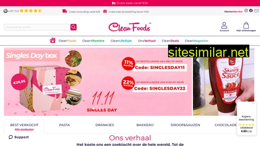 cleanfoods.nl alternative sites