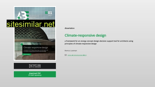 climateresponsivedesign.nl alternative sites