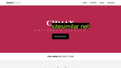 climaxescortsamsterdam.nl alternative sites