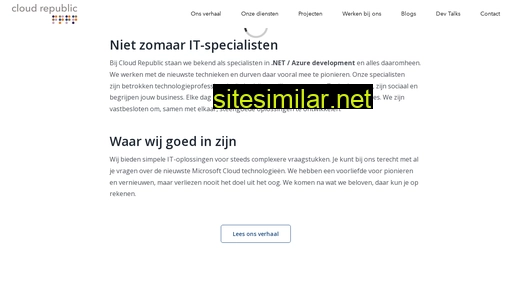 cloudrepublic.nl alternative sites
