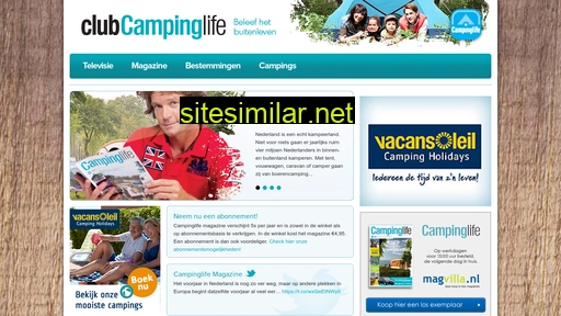 clubcampinglife.nl alternative sites