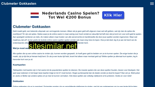 clubmetergokkasten.nl alternative sites