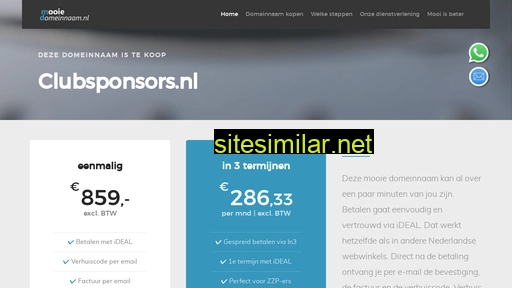 clubsponsors.nl alternative sites