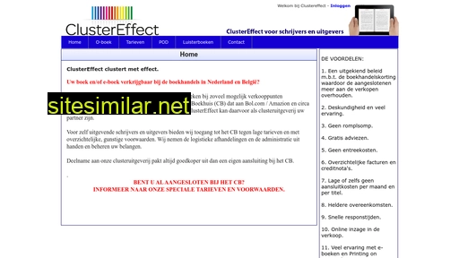 clustereffect.nl alternative sites