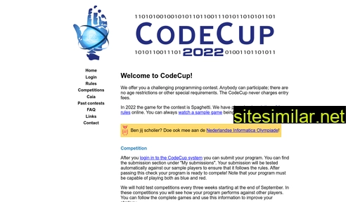 Codecup similar sites