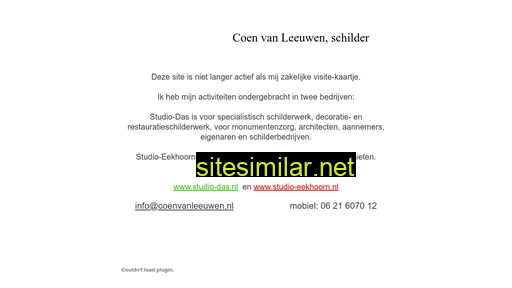 coenvanleeuwen.nl alternative sites