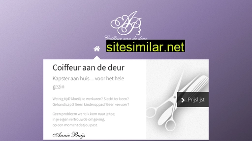 coiffeuraandedeur.nl alternative sites