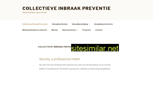 collectieveinbraakpreventie.nl alternative sites
