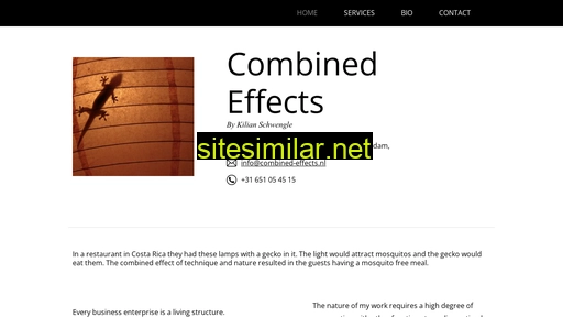 Combined-effects similar sites