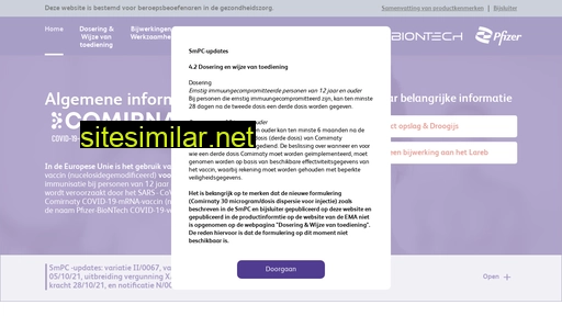 comirnatyeducation.nl alternative sites
