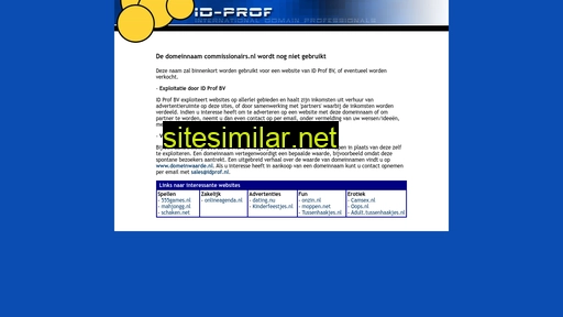 commissionairs.nl alternative sites