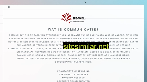 communicatiedoelstellingen.nl alternative sites
