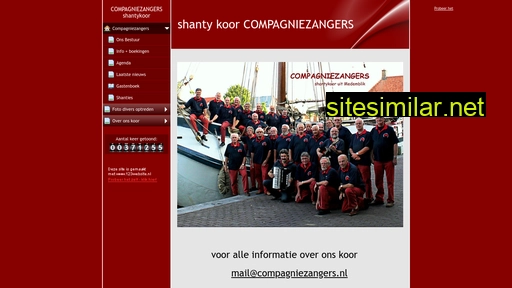 compagniezangers.nl alternative sites
