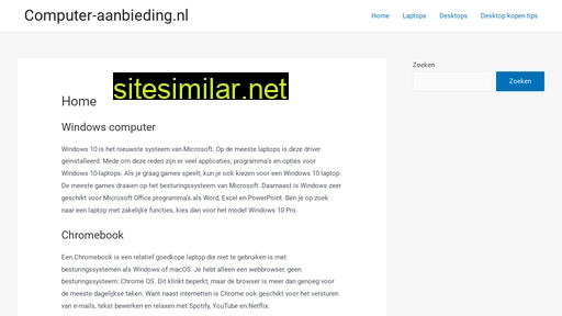 computer-aanbieding.nl alternative sites