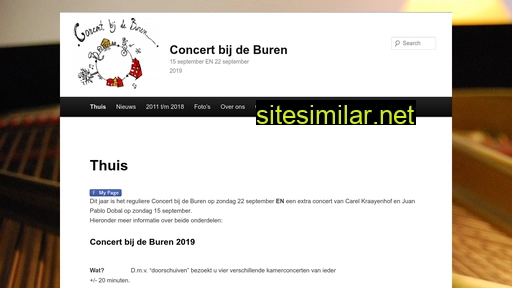 concertbijdeburen.nl alternative sites