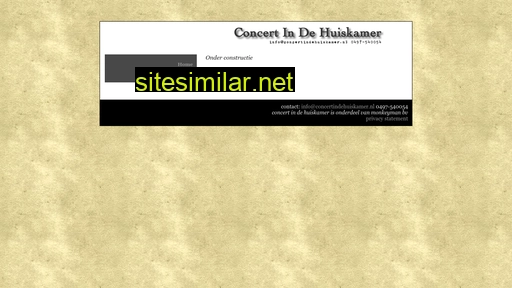 concertindehuiskamer.nl alternative sites