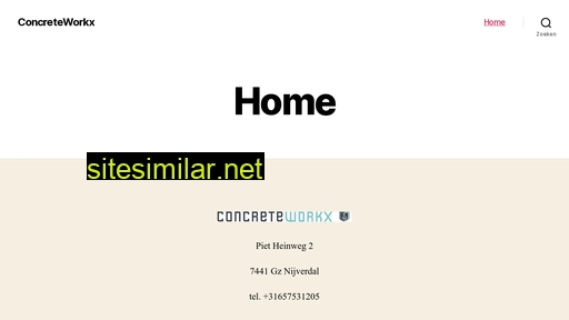 concreteworkx.nl alternative sites