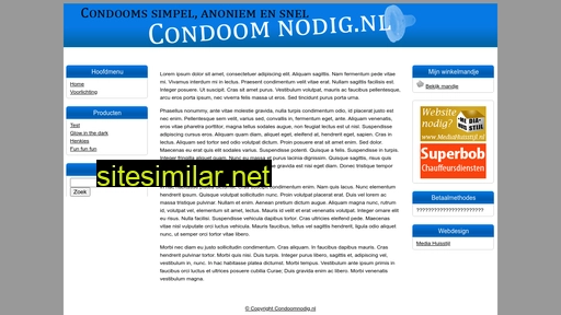 condoomnodig.nl alternative sites