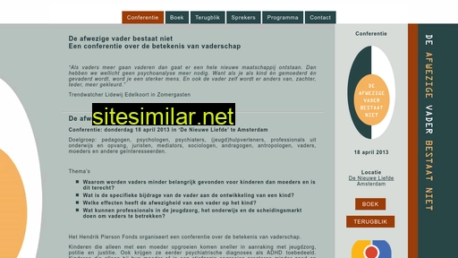 conferentievaderschap.nl alternative sites
