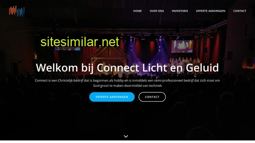 connectlichtengeluid.nl alternative sites