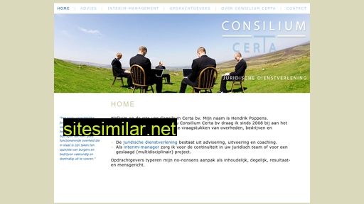 consiliumcerta.nl alternative sites