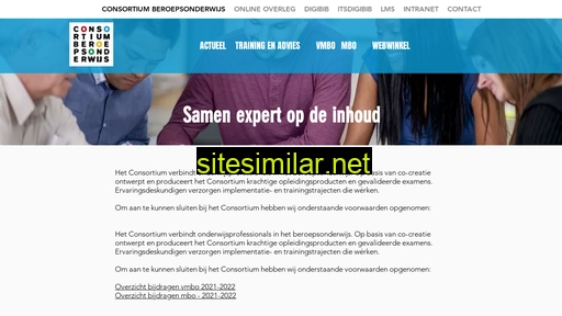 consortiumberoepsonderwijs.nl alternative sites