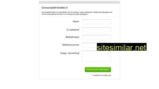 Consumptief-krediet similar sites