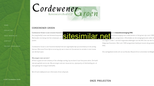 cordewener-groen.nl alternative sites