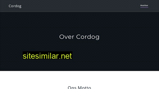 Cordog similar sites
