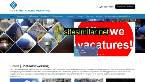 cornmetaalbewerking.nl alternative sites