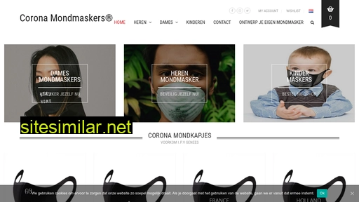 Corona-mondmaskers similar sites
