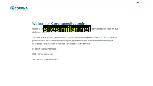 coronasneltest4travel.nl alternative sites