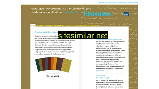correspondentie-erasmus.nl alternative sites