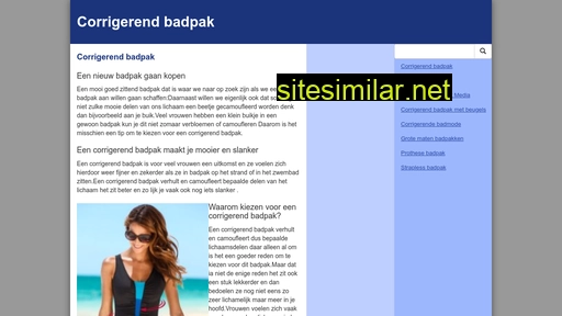 corrigerend-badpak.nl alternative sites