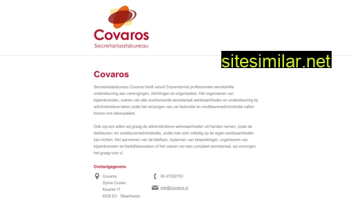 covaros.nl alternative sites